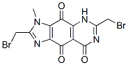 (9ci)-2,6-双(溴甲基)-3-甲基-3H-咪唑并[4,5-g]喹唑啉-4,8,9(5h)-三酮结构式_121732-18-1结构式