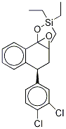(4S)-(3,4-二氯苯基)-3,4-二氢-1,2-环氧基-1-O-三乙基甲硅烷基-1-萘酚结构式_1217528-57-8结构式