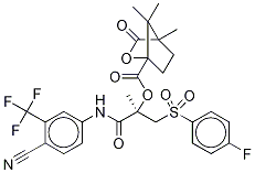 (R)-比卡鲁胺(1S)-樟脑酸酯结构式_1217546-57-0结构式