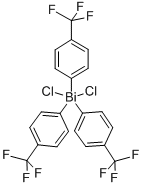 三(4-三氟甲基苯基)二氯化铋结构式_121882-75-5结构式
