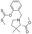 O-[(2s)-3,3-二甲基-n-苄基-脯氨酸甲酯] s-甲基黄酸盐结构式_1219237-13-4结构式
