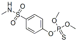 O,O-二甲基邻[4-[(甲基氨基)磺酰基]苯基]硫代磷酸酯结构式_122-17-8结构式