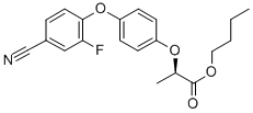 氰氟草酯结构式_122008-85-9结构式