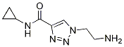 1-(2-氨基-乙基)-1H-[1,2,3]噻唑-4-羧酸 环丙基酰胺结构式_1221278-68-7结构式