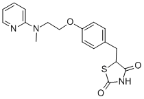 罗格列酮结构式_122320-73-4结构式