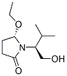 [s-(r*,r*)]-(9ci)-5-乙氧基-1-[1-(羟基甲基)-2-甲基丙基]-2-吡咯烷酮结构式_122383-38-4结构式