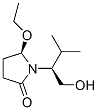 [r-(r*,s*)]-(9ci)-5-乙氧基-1-[1-(羟基甲基)-2-甲基丙基]-2-吡咯烷酮结构式_122383-41-9结构式