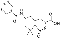N2-[(1,1-dimethylethoxy)carbonyl]-n6-(3-pyridinylcarbonyl)-d-lysine Structure,122546-52-5Structure