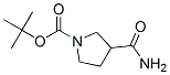 1-BOC-吡咯烷-3-甲酰胺结构式_122684-34-8结构式