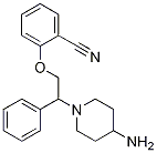 2-[2-(4-氨基-哌啶-1-基)-2-苯基-乙氧基]-苯甲腈结构式_1227269-43-3结构式