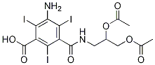 3-氨基-5-[[[2,3-双(乙酰基氧基)丙基]氨基]羰基]-2,4,6-三碘-苯甲酸结构式_122731-59-3结构式