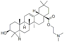 齐墩果酸二甲胺基乙酯结构式_122746-62-7结构式
