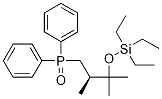 [(2r)-2,3-二甲基-3-[(三乙基甲硅烷基)氧基]丁基]二苯基-氧化膦结构式_1227926-70-6结构式