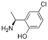 (S)-2-(1-氨基乙基)-4-氯苯酚结构式_1228569-39-8结构式