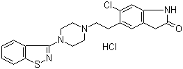 盐酸齐拉西酮结构式_122883-93-6结构式