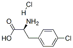 4-氯-L-苯丙氨酸盐酸盐结构式_123053-23-6结构式