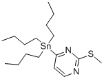 2-(Methylthio)-4-(tributylstannyl)Pyrimidine Structure,123061-49-4Structure