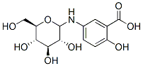 5-(N-β-d-glucopyranosylamino) salicylic acid Structure,123135-21-7Structure