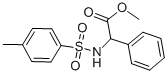 2-([(4-甲基苯基)磺酰基]氨基)-2-苯乙酸甲酯结构式_1233-56-3结构式