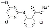 Pyrithiobac-sodium Structure,123343-16-8Structure