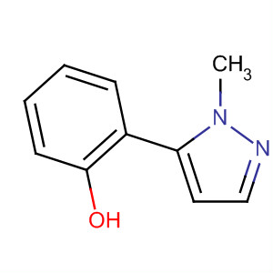 2-(1-甲基-1H-吡唑-5-基)苯酚结构式_123532-22-9结构式