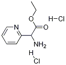 2-氨基-2-(2-吡啶)乙酸乙酯双盐酸盐结构式_1236254-79-7结构式