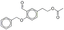 4-O-benzyl tyrosol alpha-acetate 3-aldehyde Structure,1237517-66-6Structure