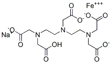 二乙烯三胺五乙酸铁-钠络合物结构式_12389-75-2结构式