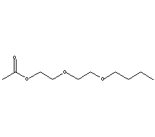 二乙二醇丁醚醋酸酯结构式_124-17-4结构式