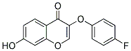 3-(4-氟苯氧基)-7-羟基-4H-1-苯并吡喃-4-酮结构式_124330-34-3结构式