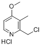 2-氯甲基-3-甲基-4-甲氧基吡啶盐酸盐结构式_124473-12-7结构式