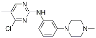 4-氯-5-甲基-n-(3-(4-甲基哌嗪-1-基)苯基)嘧啶-2-胺结构式_1245646-20-1结构式