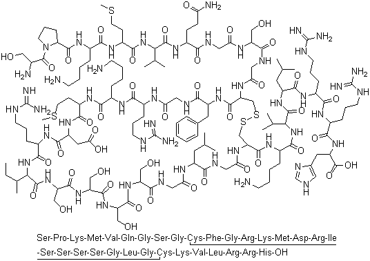 奈西利肽结构式_124584-08-3结构式