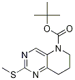 5-Boc-2-(甲基硫代)-5,6,7,8-四氢吡啶并[3,2-d]嘧啶结构式_1246471-43-1结构式