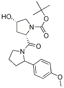 (2S,4s)-4-羟基-2-(2-(4-甲氧基苯基)吡咯烷-1-羰基)吡咯烷-1-羧酸叔丁酯结构式_1246639-53-1结构式