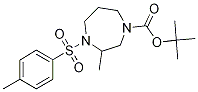 六氢-2-甲基-1-(对甲苯磺酰基)-4-(叔丁氧基羰基)-1,4-二氮杂卓结构式_1246814-73-2结构式