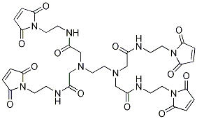 乙二胺-N,N,N’,N’-四乙酸四[N-(2-氨基乙基)马来酰亚胺]结构式_1246816-47-6结构式