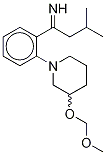 外消旋-3-甲基-1-[2-(1-{3-羟基-3-O-甲氧基甲基}哌啶基)苯基]丁基亚胺结构式_1246816-58-9结构式