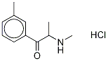 2-(Methylamino)-1-(3-methylphenyl)-1-propanone hydrochloride (1:1) Structure,1246816-62-5Structure