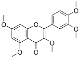 2-(3,4-二甲氧基苯基)-3,5,7-三甲氧基-4H-1-苯并吡喃-4-酮结构式_1247-97-8结构式