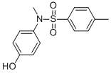N-(4-羟基-苯基)-4,n-二甲基苯磺酰胺结构式_124772-05-0结构式