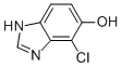 1H-苯并咪唑-5-醇,4-氯结构式_124841-30-1结构式