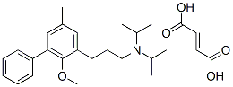2-甲氧基-5-甲基-N,N-双(1-甲基乙基)-3-苯基-苯丙胺富马酸盐结构式_124935-89-3结构式