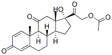 醋酸泼尼松结构式_125-10-0结构式