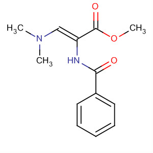 (Z)-2-苯甲酰基氨基-3-二甲基氨基丙烯酸甲酯结构式_125008-68-6结构式