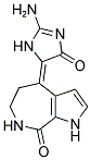 4-(2-氨基-1,5-二氢-5-氧代-4H-咪唑-4-亚基)-4,5,6,7-四氢-吡咯并[2,3-C]氮杂卓-8(1H)-酮结构式_125118-55-0结构式