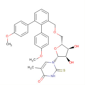5-Dmtr-2-硫代-胸腺嘧啶脱氧核苷结构式_125258-60-8结构式