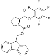 芴甲氧羰基-L-脯氨酸五氟苯基酯结构式_125281-38-1结构式