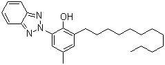 2-(2H-苯并三唑-2-基)-6-十二烷基-4-甲酚; 2-(2H-苯并三唑-2-基)-6-十二烷基-4-甲基苯酚结构式_125304-04-3结构式