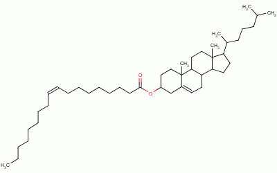 胆固醇油酸酯结构式_125372-16-9结构式